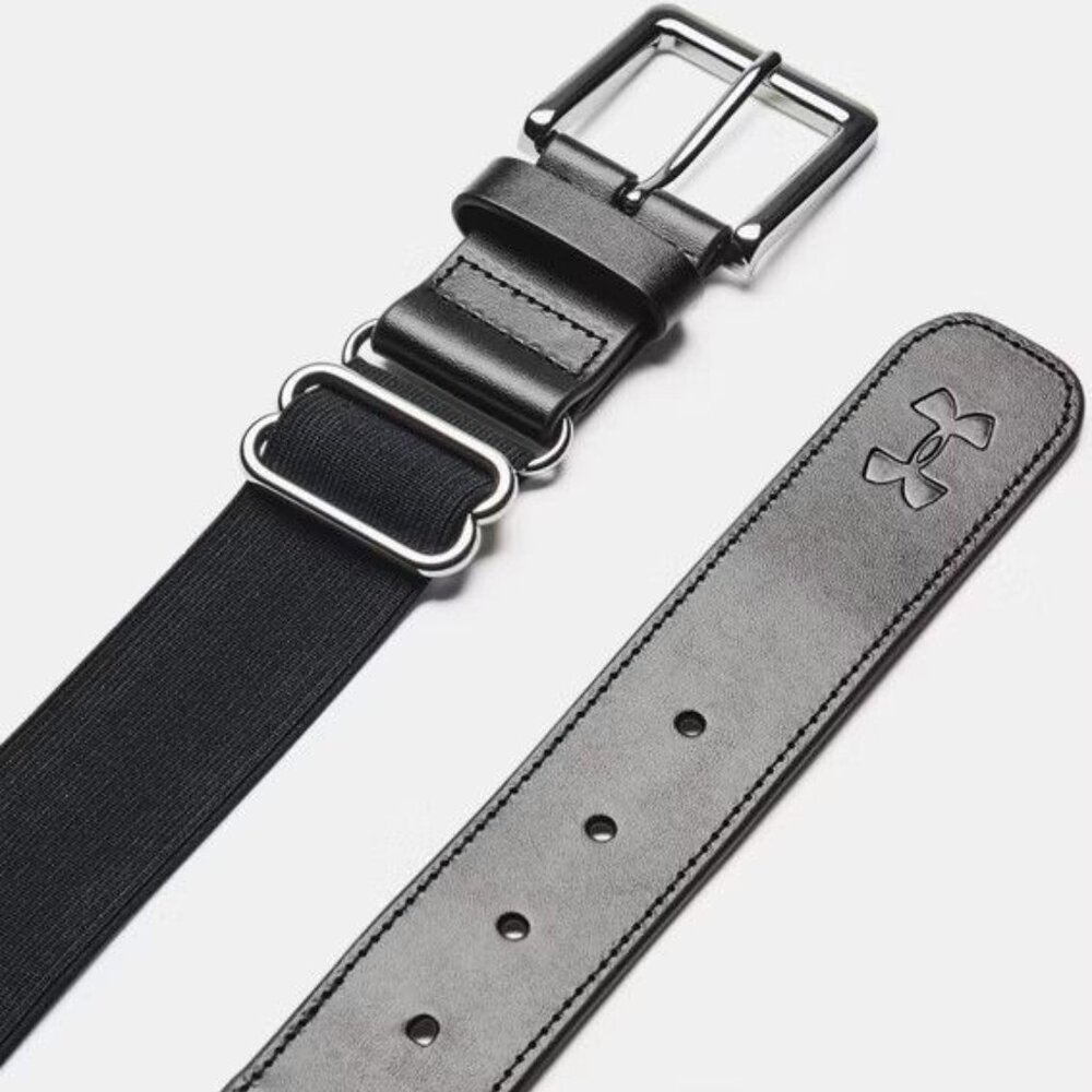 Under Armour Men's  Baseball Belt Black One Size Fits All NEW WITH TAGS